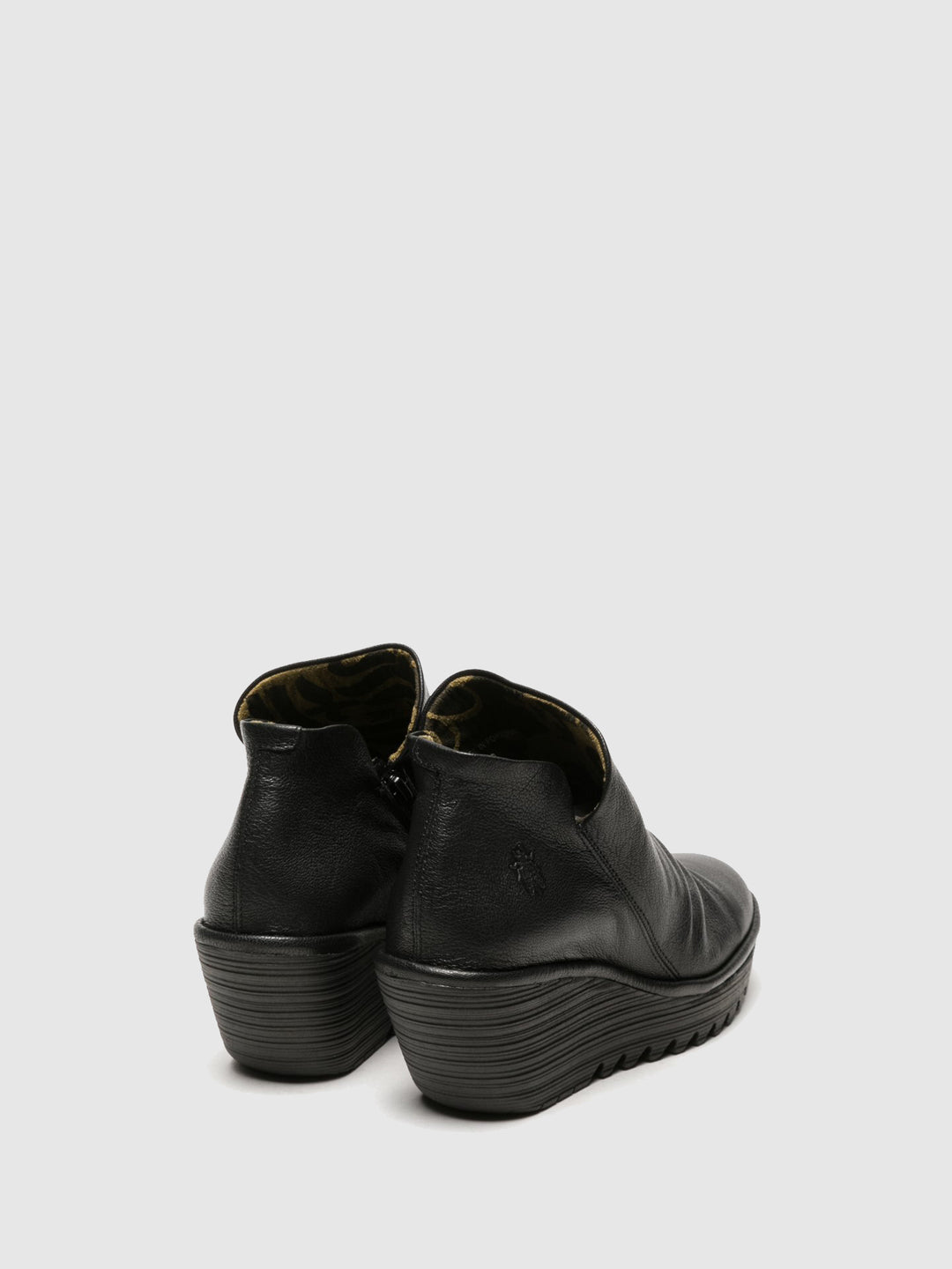 Zip Up Ankle Boots YIP BLACK Fly London EU