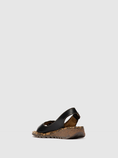 Buckle Sandals TRAM723FLY BLACK