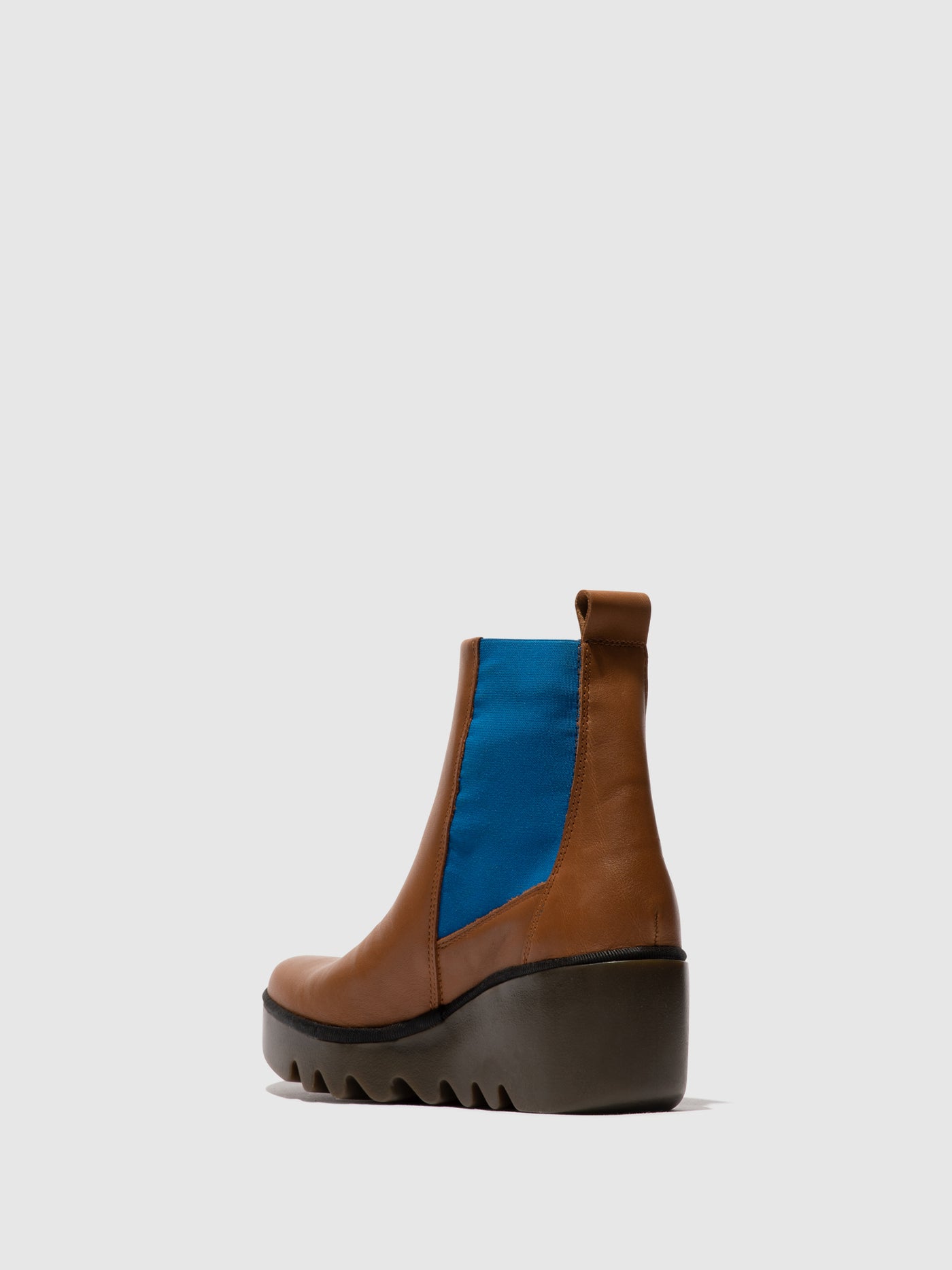 Chelsea Ankle Boots BAGU233FLY CUOIO (BLUE ELASTIC)