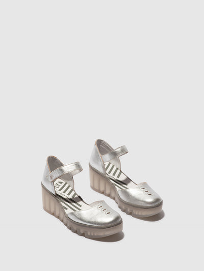 Ankle Strap Sandals BISO305FLY SILVER