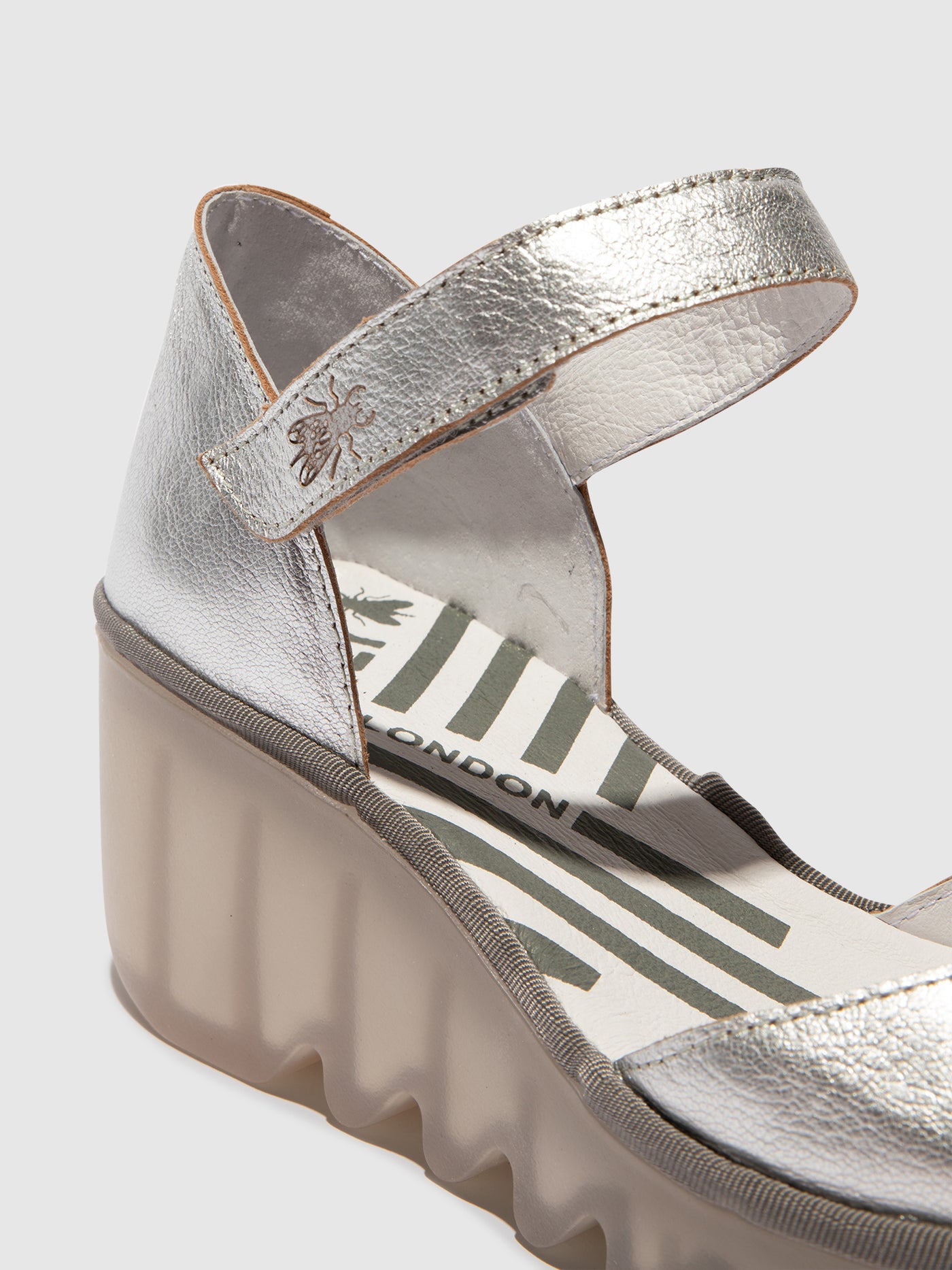 Ankle Strap Sandals BISO305FLY SILVER – Fly London EU