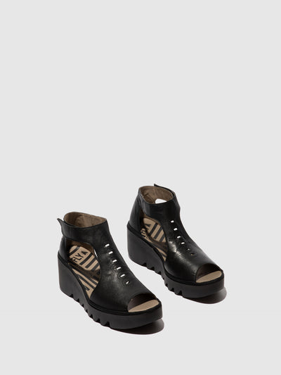 T-Strap Sandals BEZO306FLY BLACK