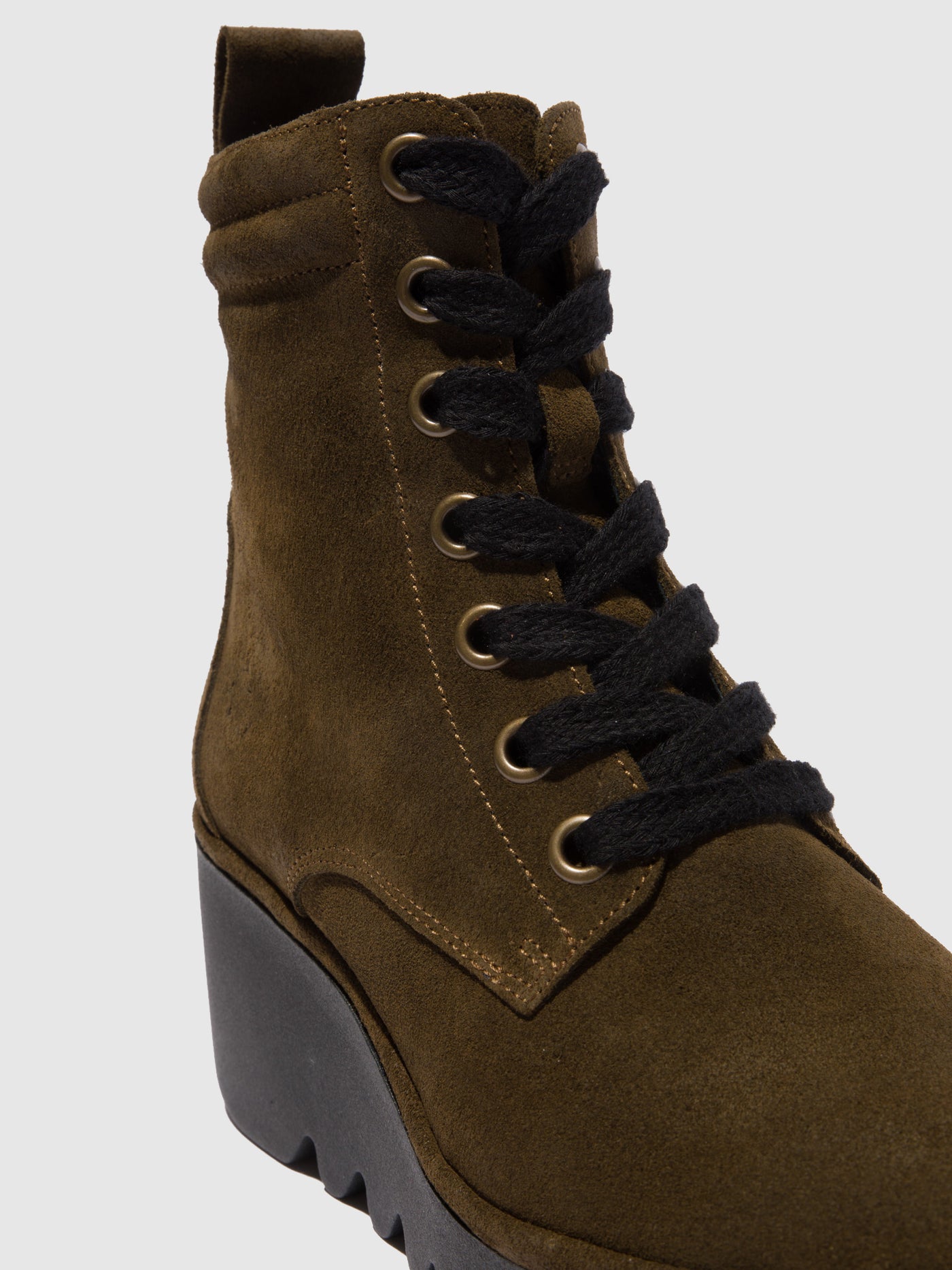 Lace-up Ankle Boots BIAZ329FLY OILSUEDE SLUDGE