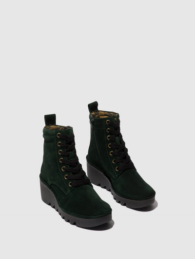 Lace-up Ankle Boots BIAZ329FLY GREEN FOREST