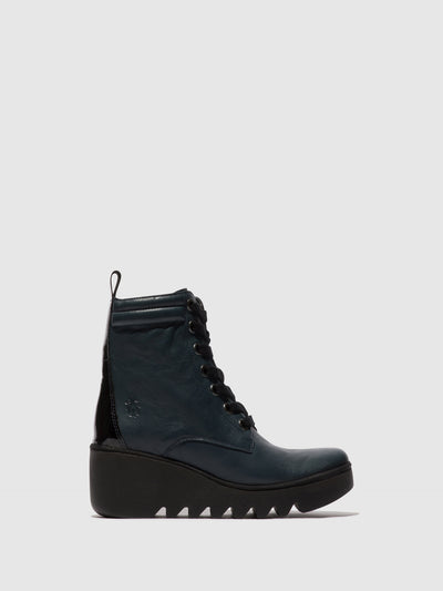 Lace-up Ankle Boots BIAZ329FLY NAVY/BLACK