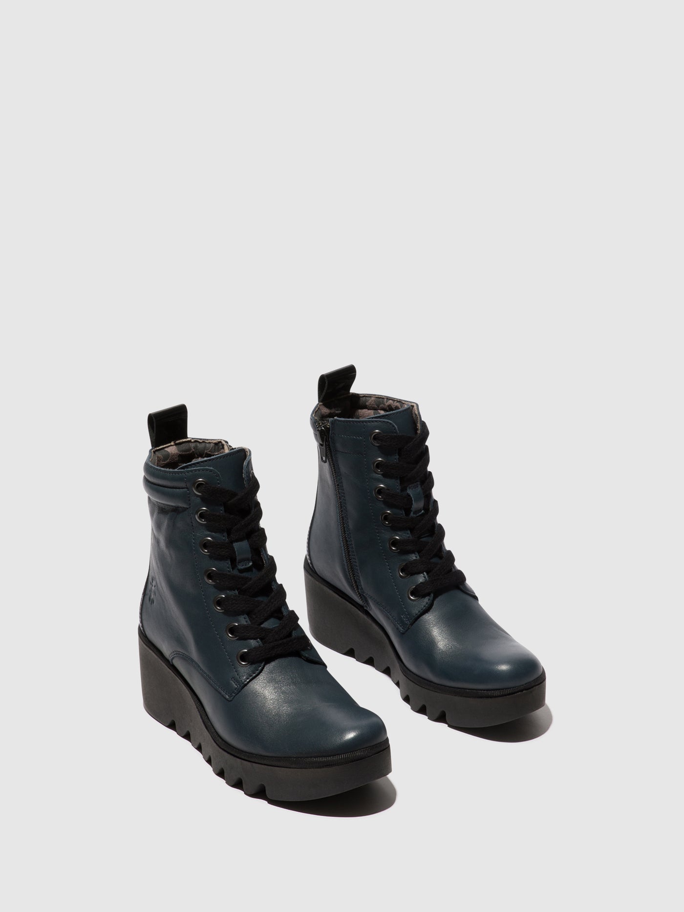 Lace-up Ankle Boots BIAZ329FLY NAVY/BLACK