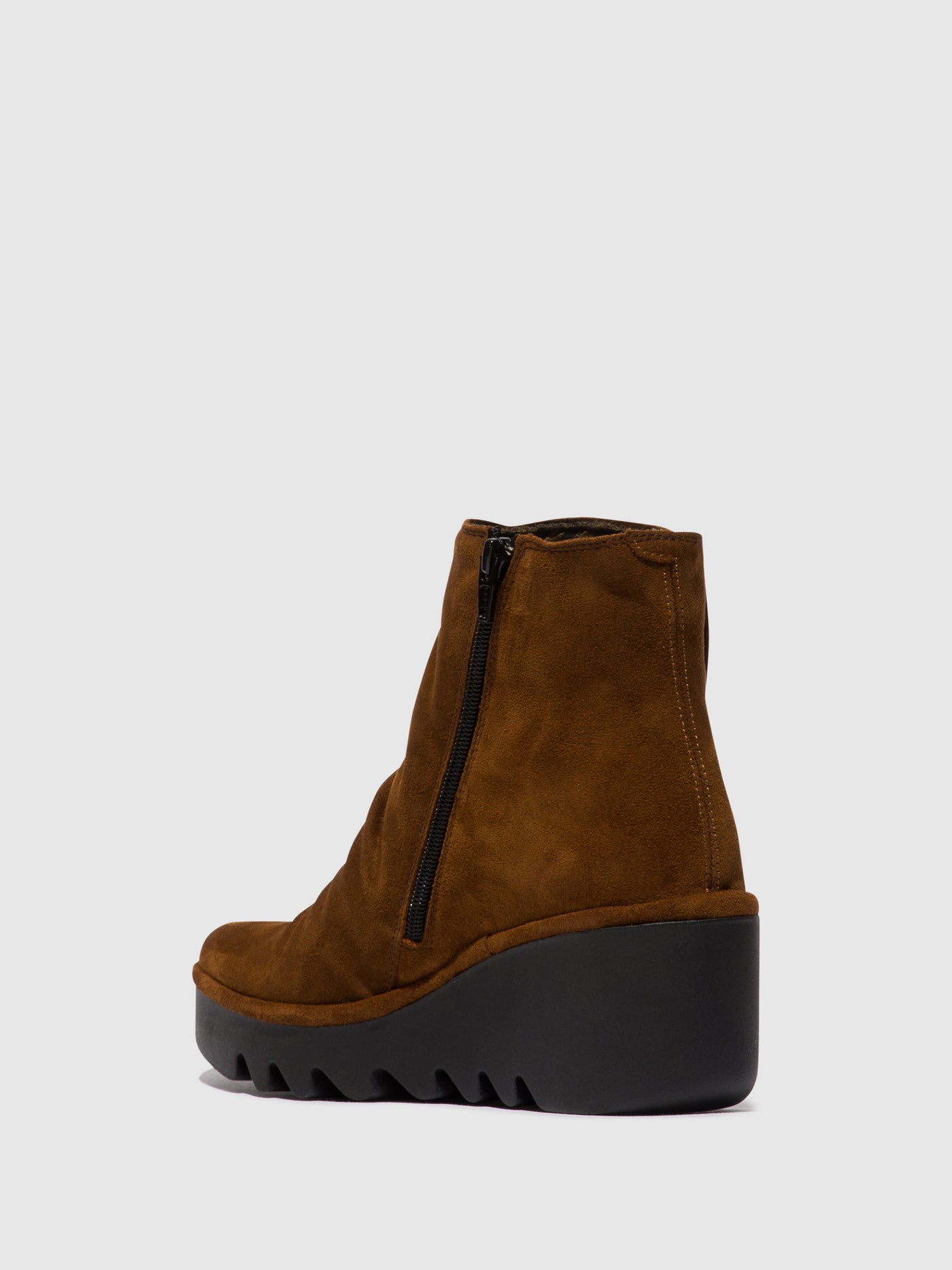 Zip Up Ankle Boots BROM344FLY CAMEL