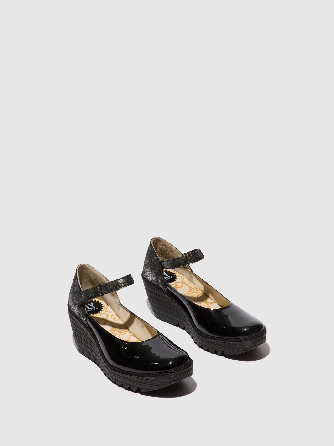 Mary Jane Shoes YAWO345FLY BLACK/SILVER