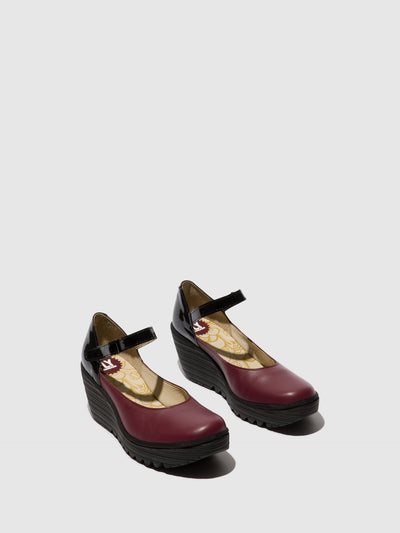 Mary Jane Shoes YAWO345FLY WINE/BLACK