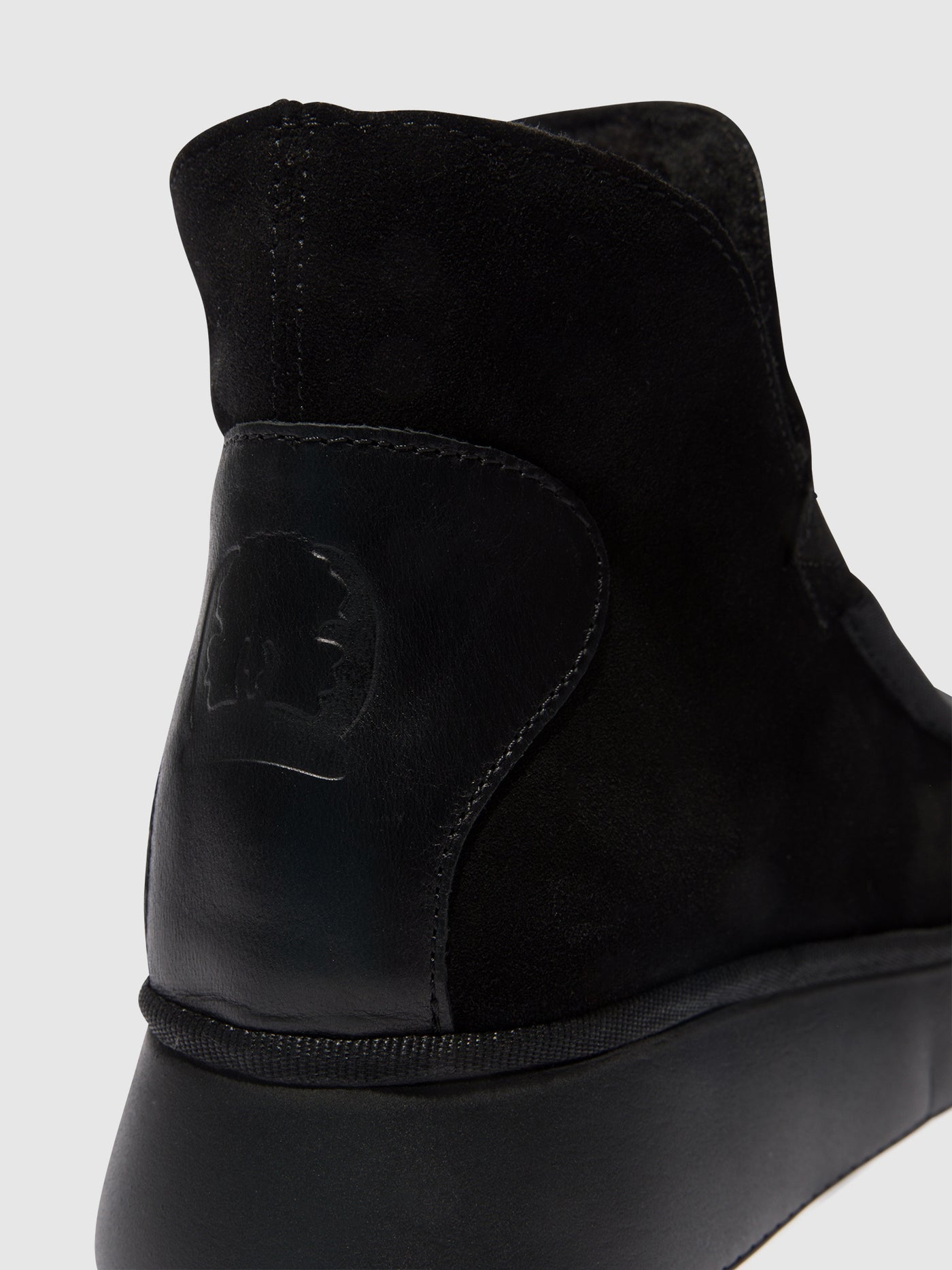 Round Toe Ankle Boots COZE348FLY BLACK