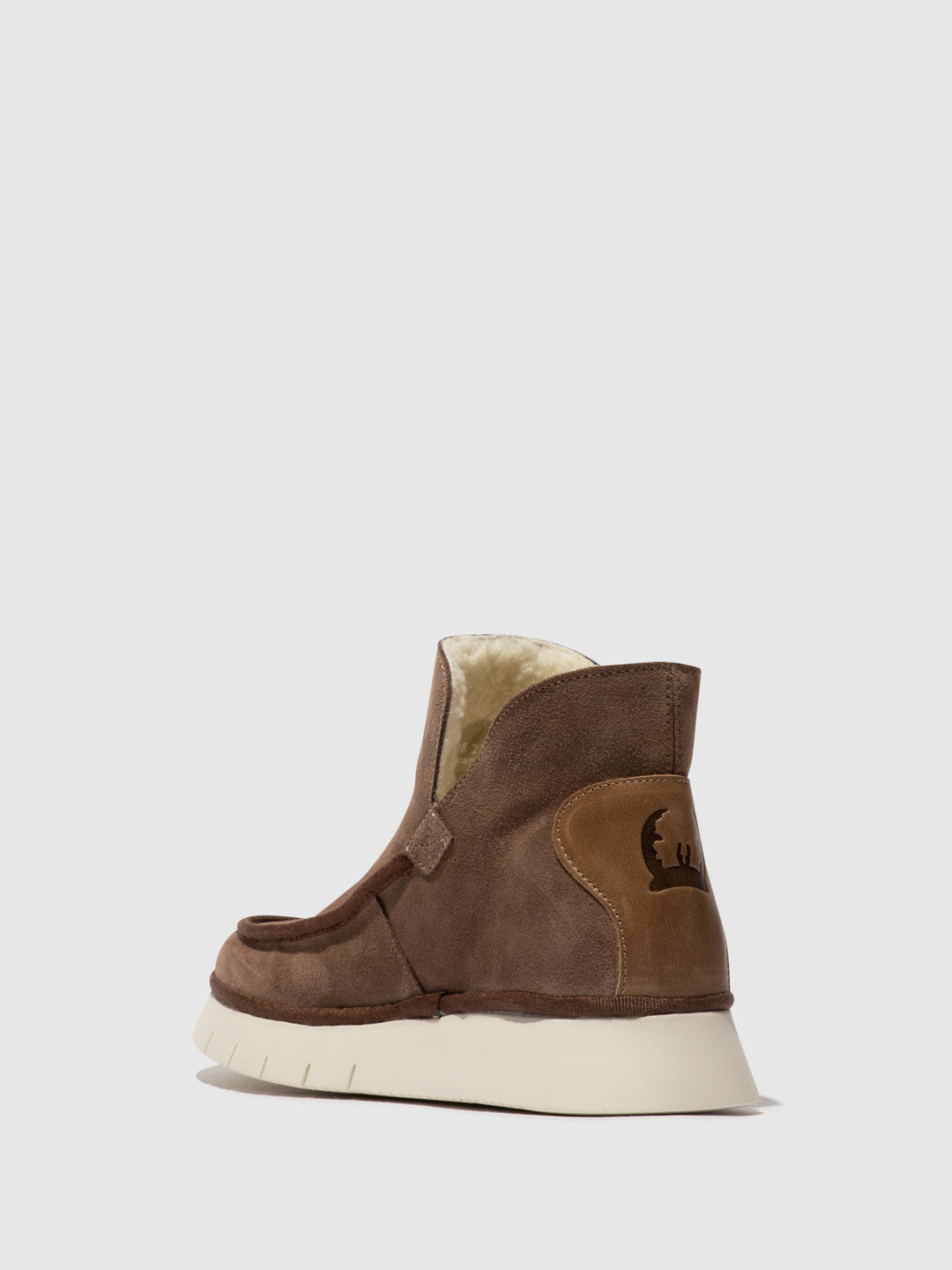 Round Toe Ankle Boots COZE348FLY TAUPE/CAMEL – Fly London EU