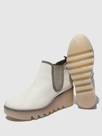 Chelsea Ankle Boots BYNE349FLY WHITE (MILKY SOLE)