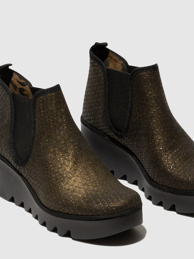 Chelsea Ankle Boots BYNE349FLY OLIVE SPIKES