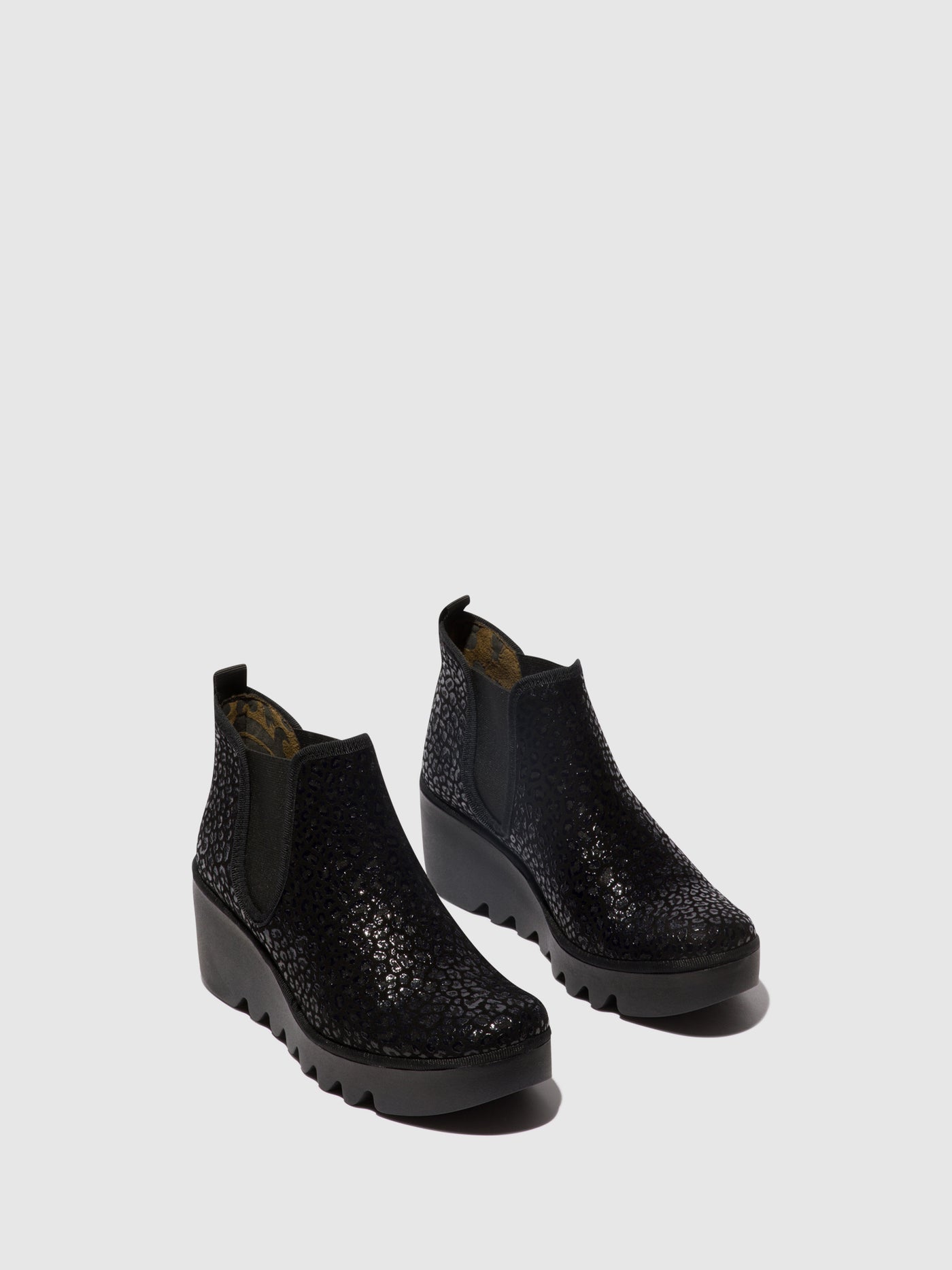 Chelsea Ankle Boots BYNE349FLY ANTHRACITE SPOTS