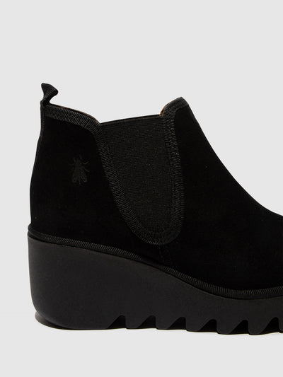 Chelsea Ankle Boots BYNE349FLY OIL SUEDE BLACK