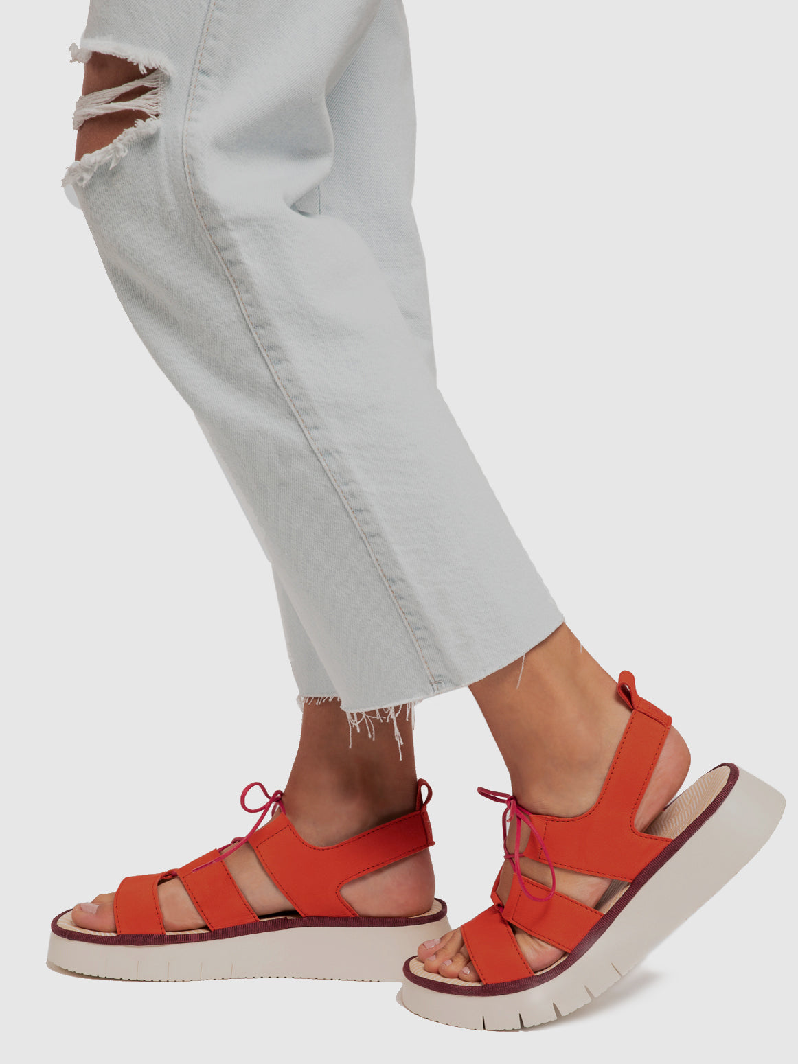 Strappy Sandals CAIO363FLY DEVIL RED