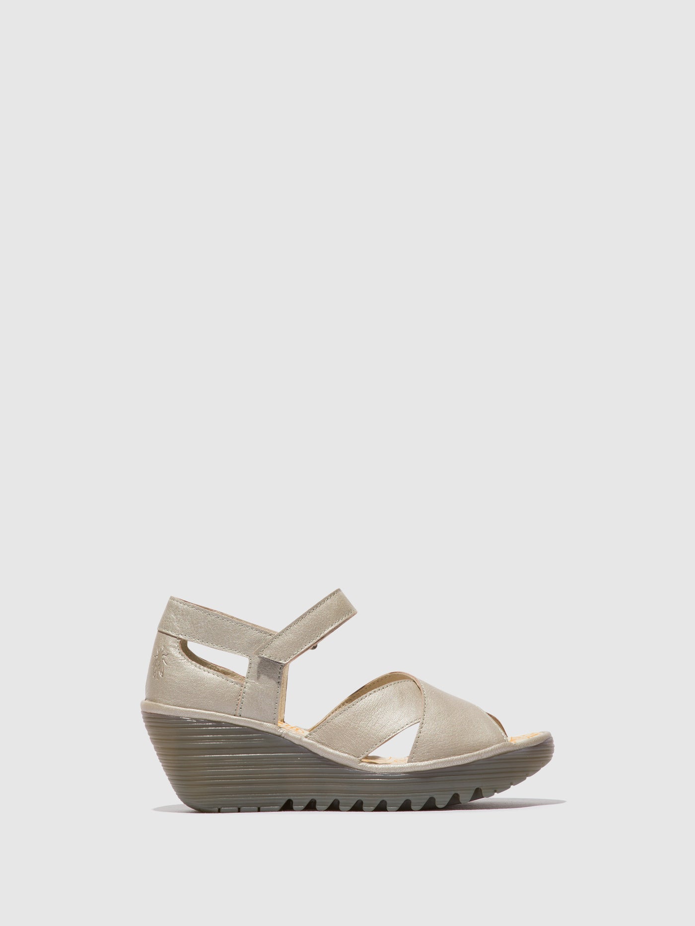 Ankle Strap Sandals YENT365FLY SILVER