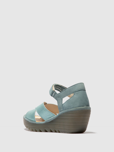 Ankle Strap Sandals YENT365FLY AZURRE/PALE BLUE