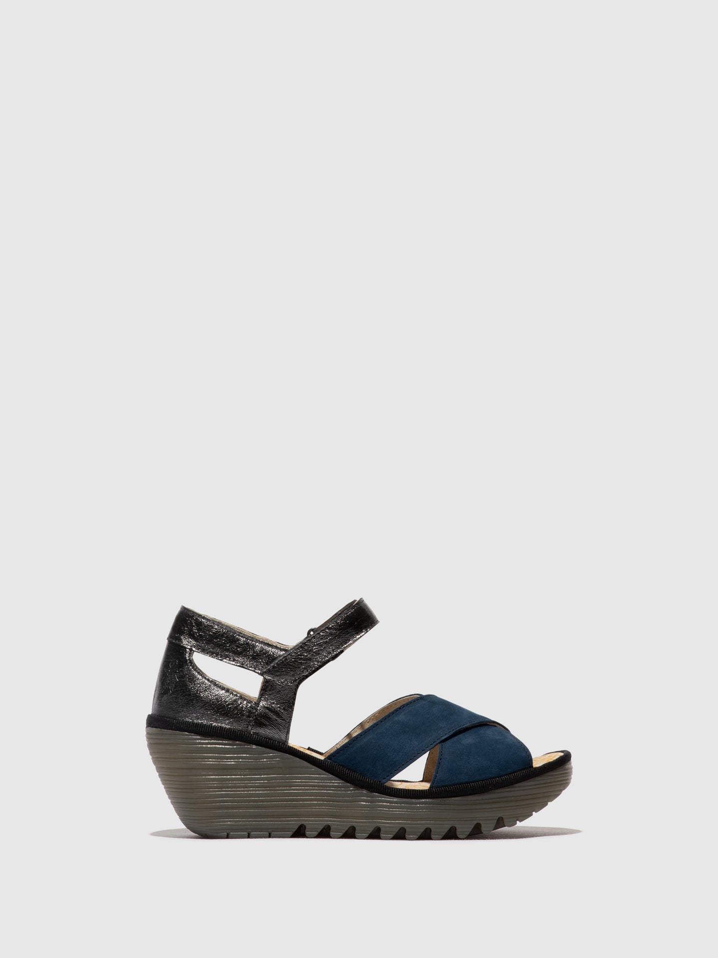 Ankle Strap Sandals YENT365FLY BLUE/GRAPHITE – Fly London EU