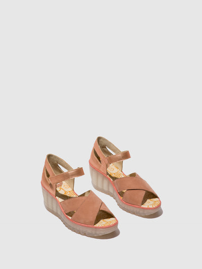 Ankle Strap Sandals YENT365FLY PINK/BLUSH GOLD