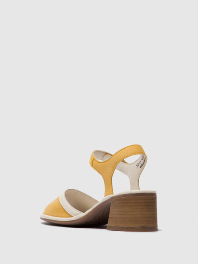 Ankle Strap Sandals LEAR374FLY BUMBLEBEE/OFFWHITE