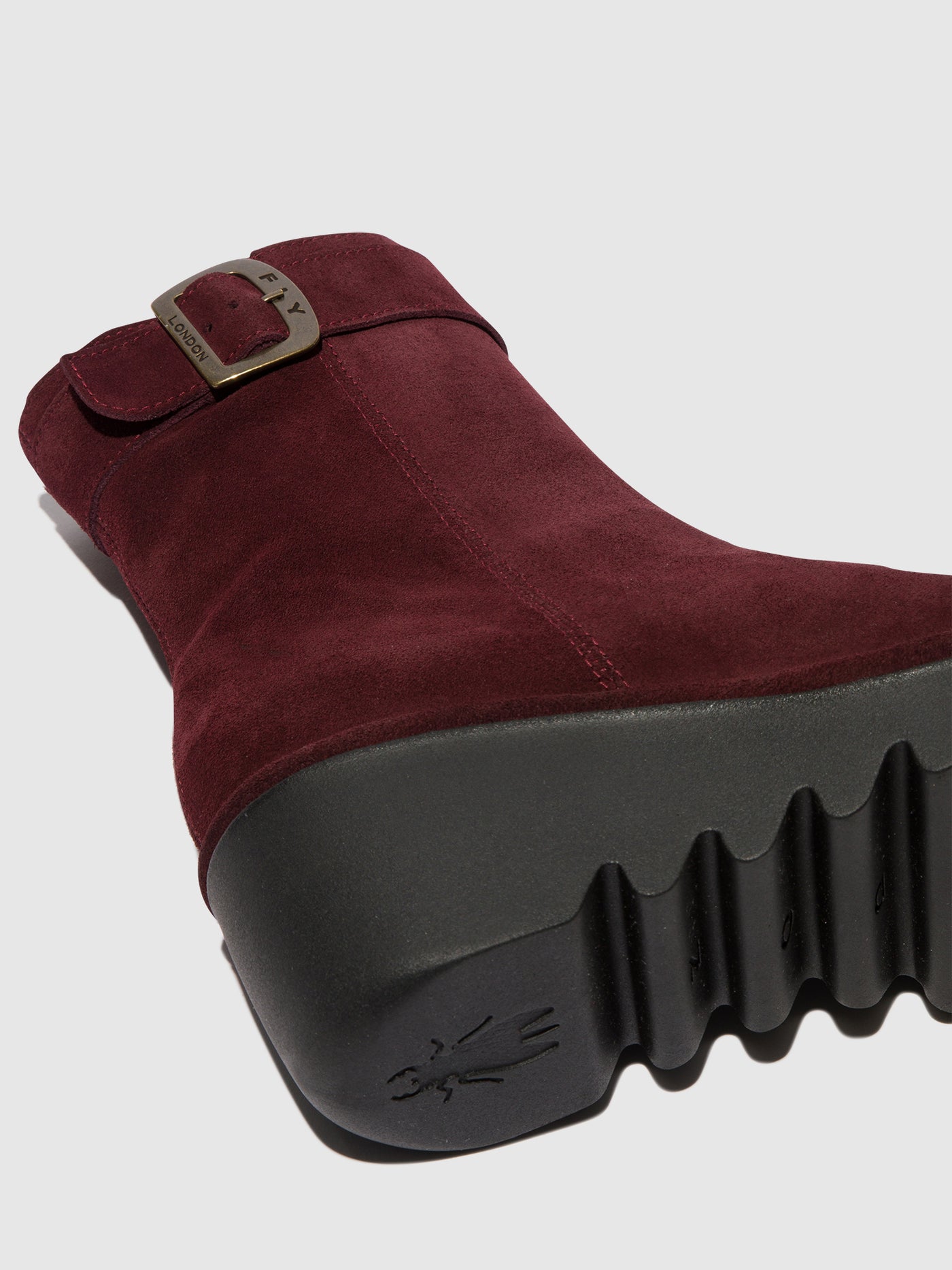 Zip Up Ankle Boots BEPP396FLY WINE
