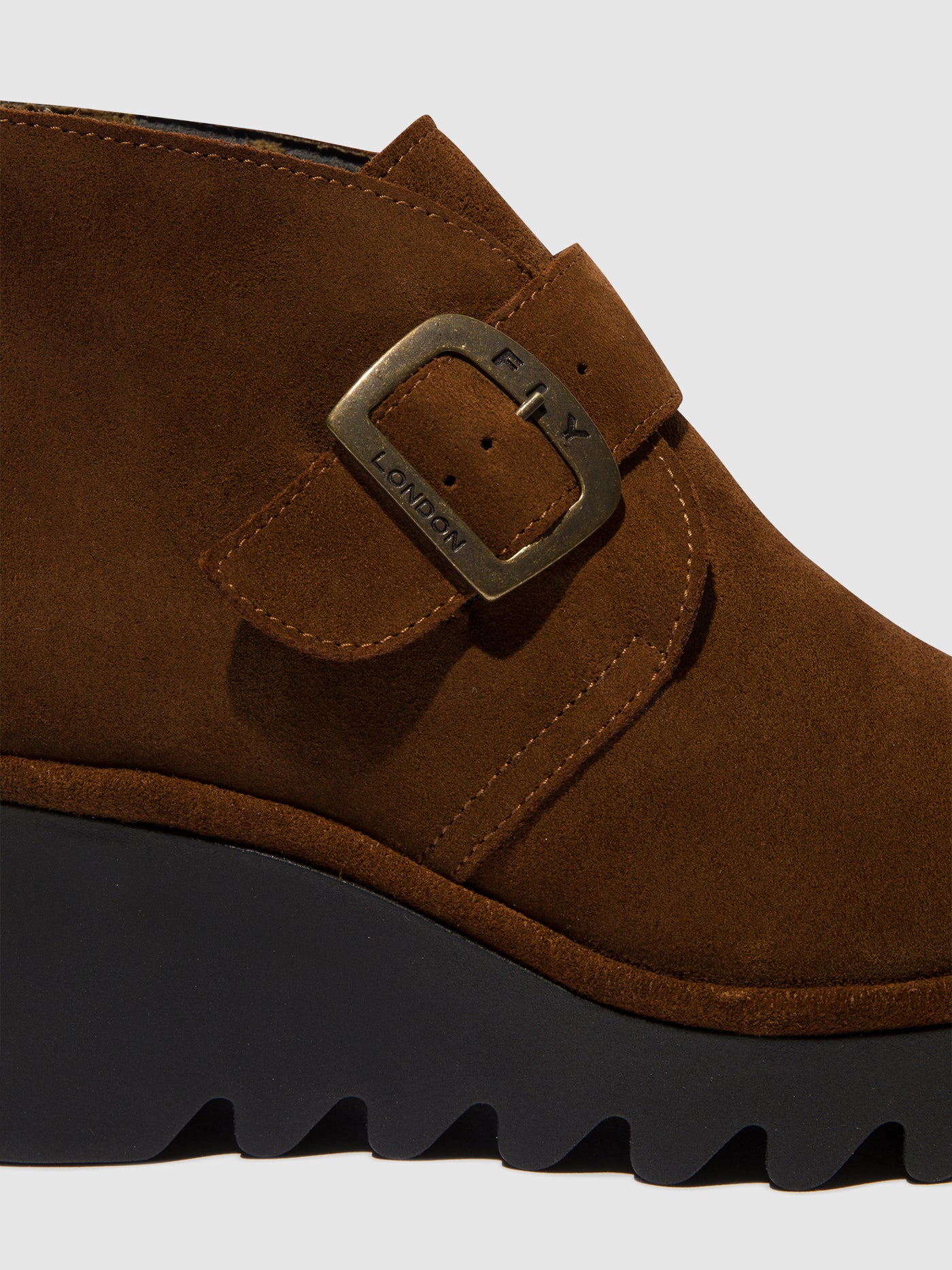 Buckle Ankle Boots BIRT397FLY CAMEL