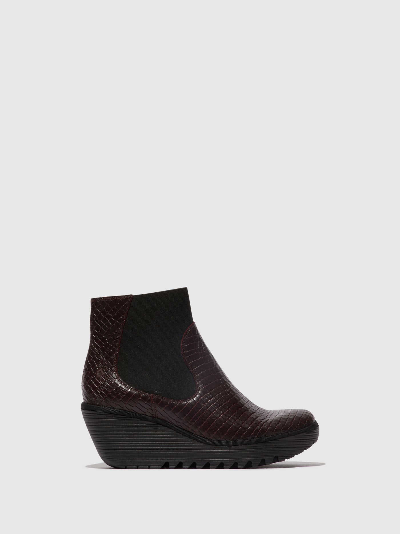 Chelsea Ankle Boots YADE398FLY CROCO WINE