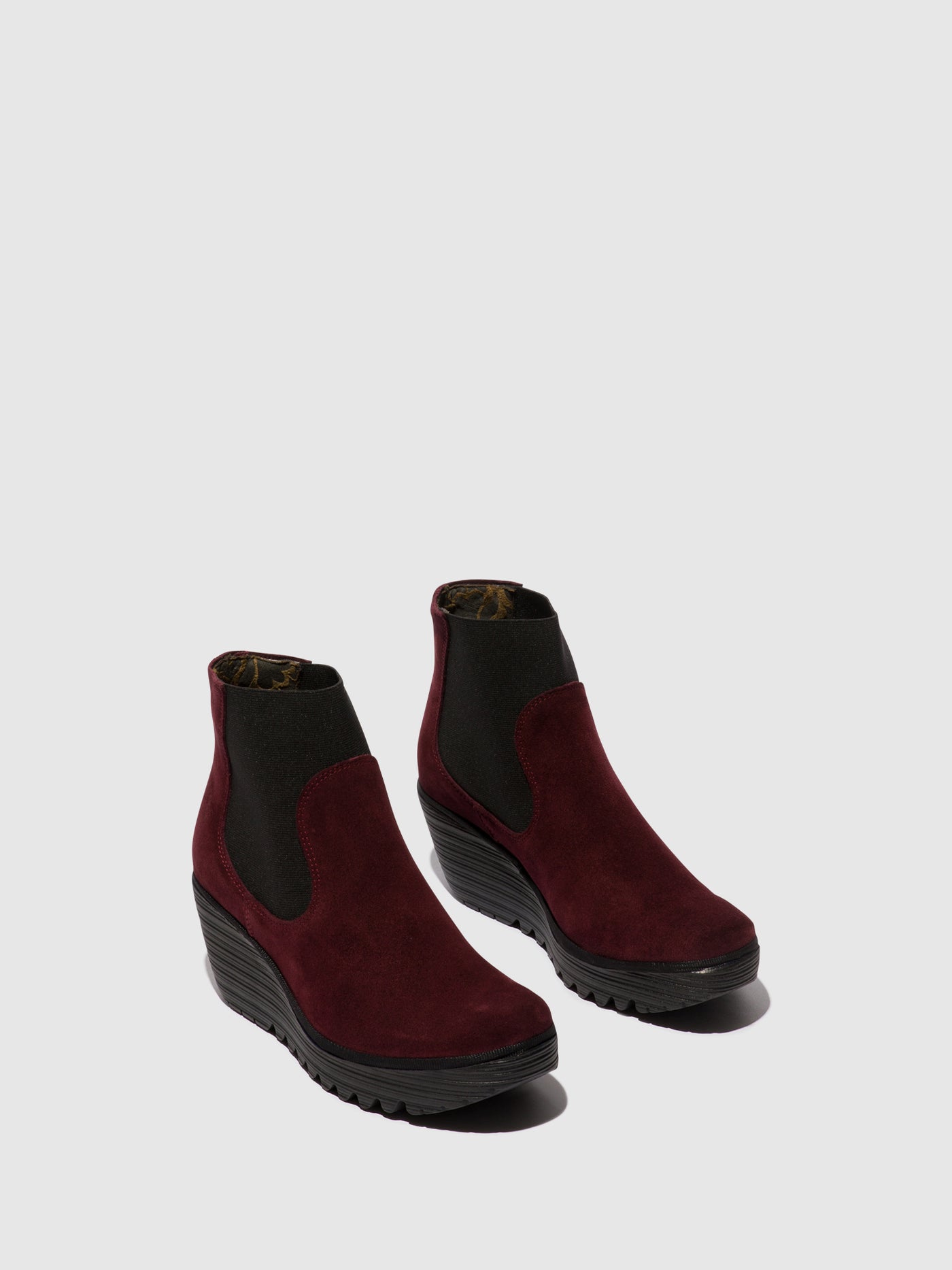 Chelsea Ankle Boots YADE398FLY OIL SUEDE WINE
