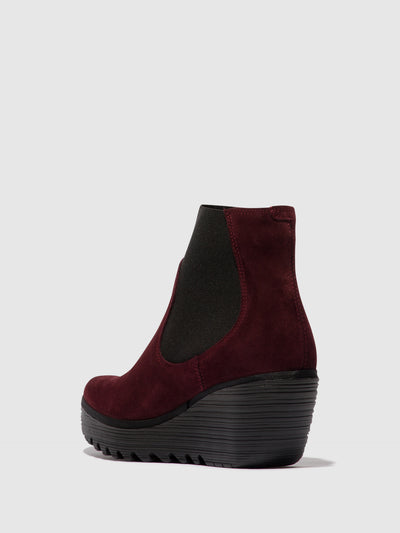 Chelsea Ankle Boots YADE398FLY OIL SUEDE WINE