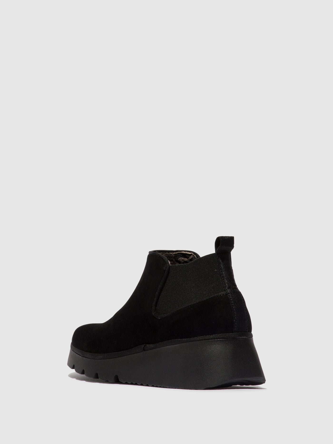 Elasticated Ankle Boots PADA403FLY KID SUEDE BLACK