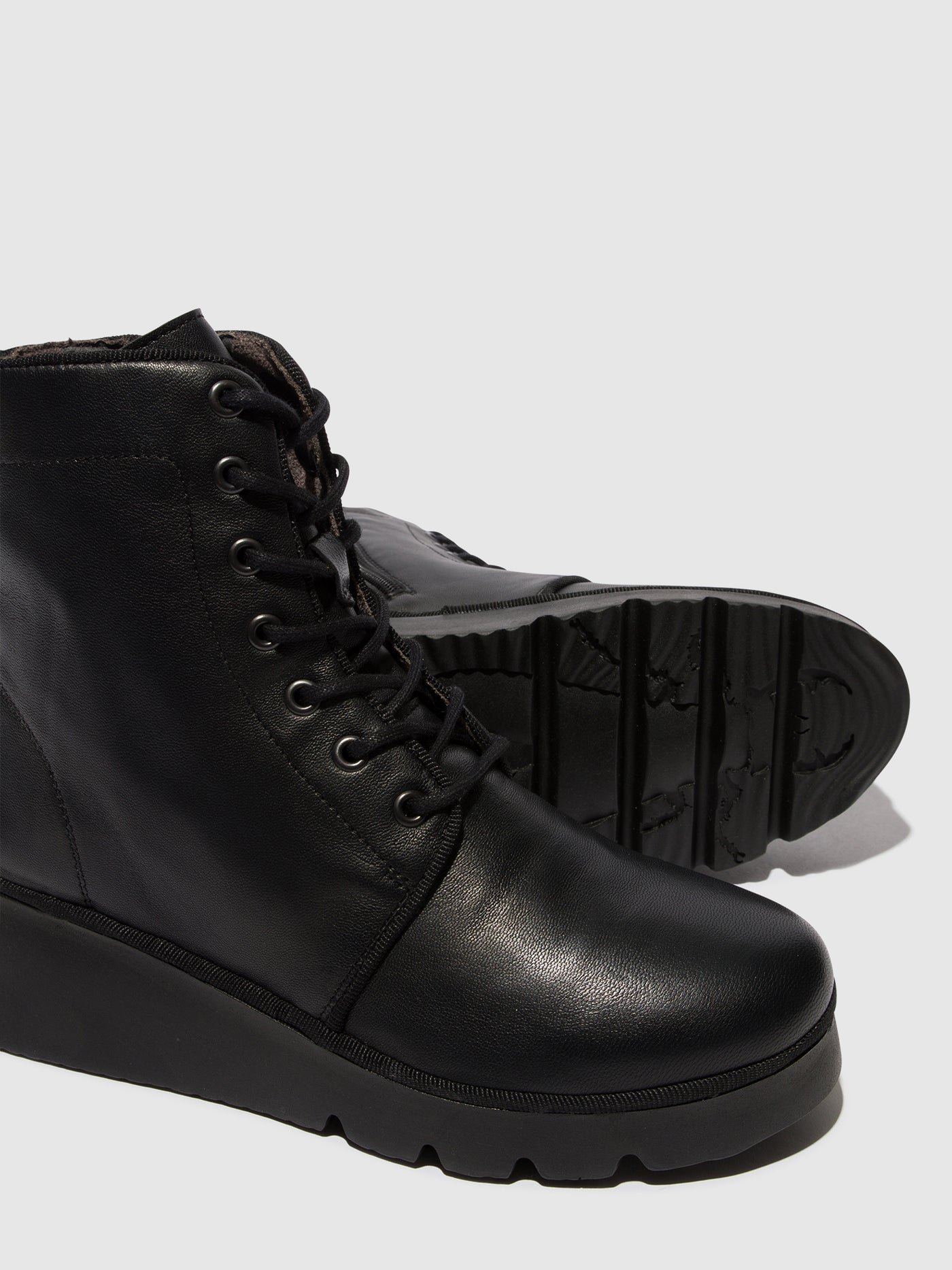Lace-up Ankle Boots PALL404FLY BLACK