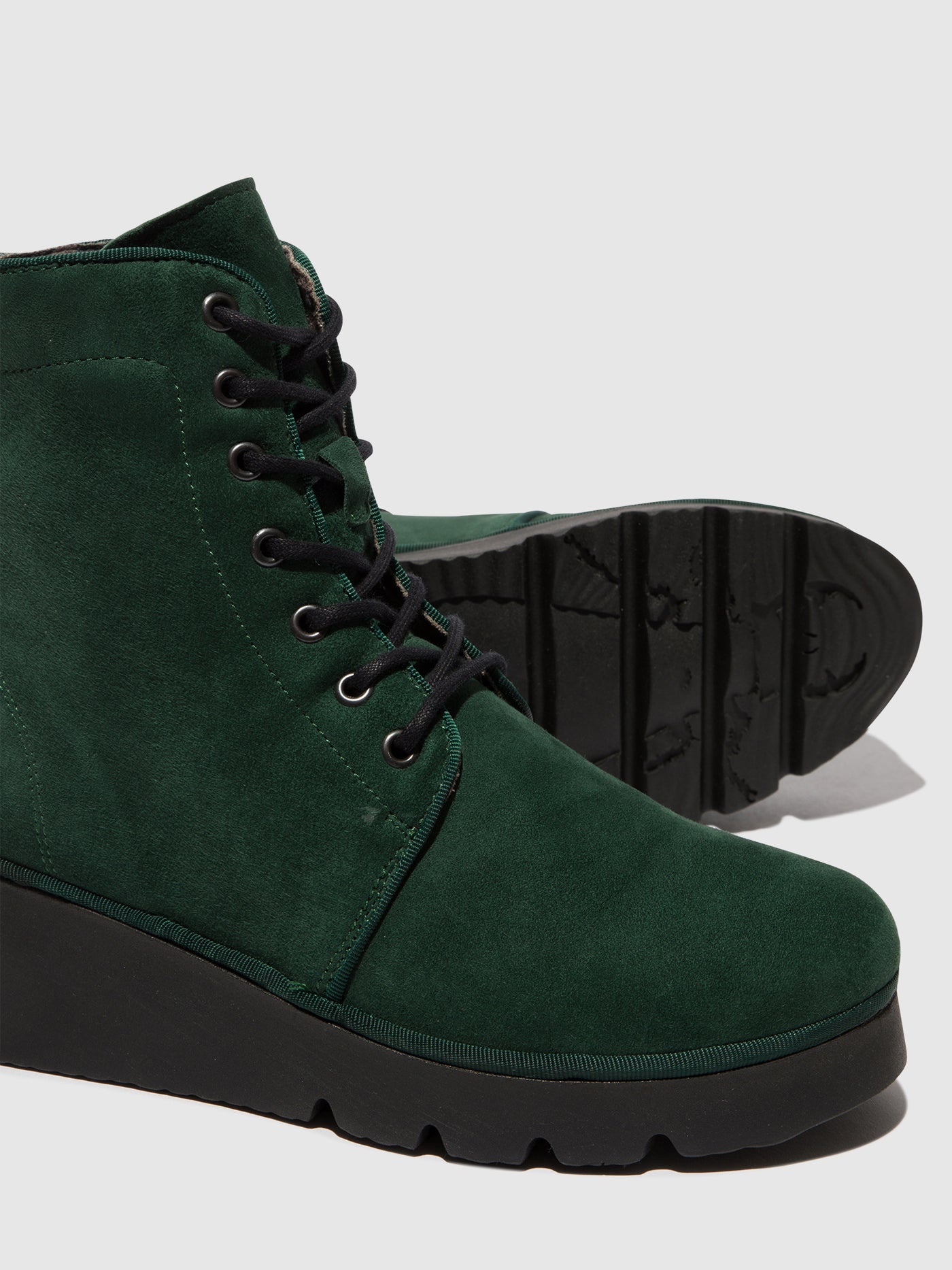 Lace-up Ankle Boots PALL404FLY FOREST GREEN