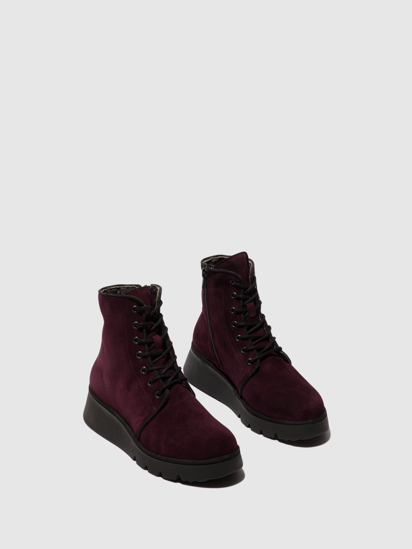 Lace-up Ankle Boots PALL404FLY WINE