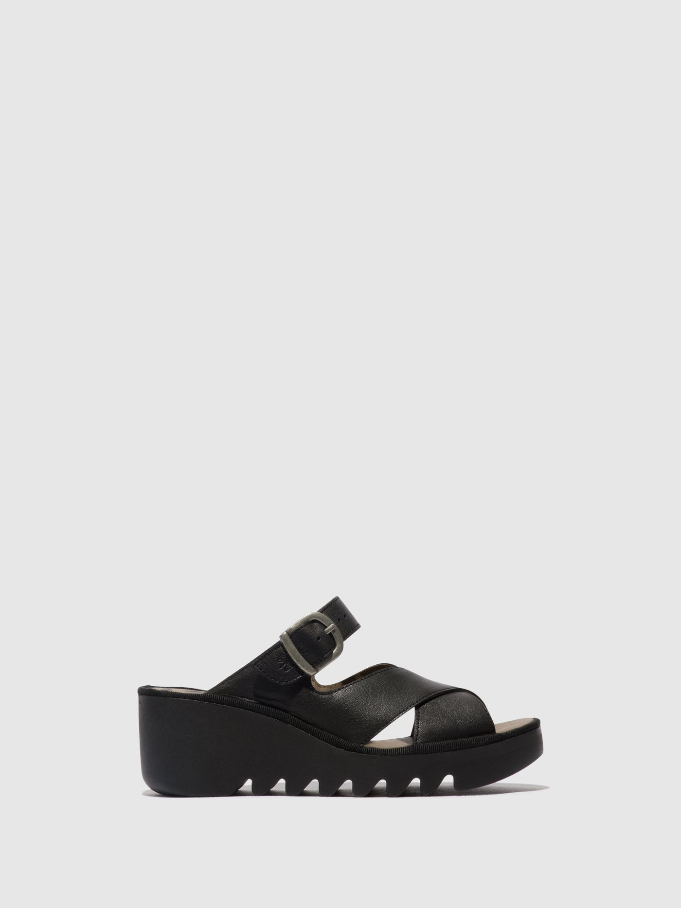 Wedge Mules BOCY409FLY BLACK