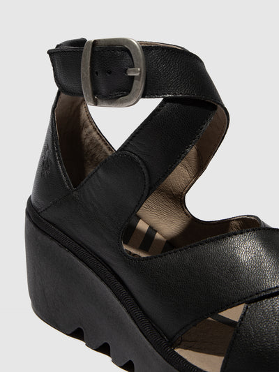 Buckle Sandals BYRE410FLY BLACK