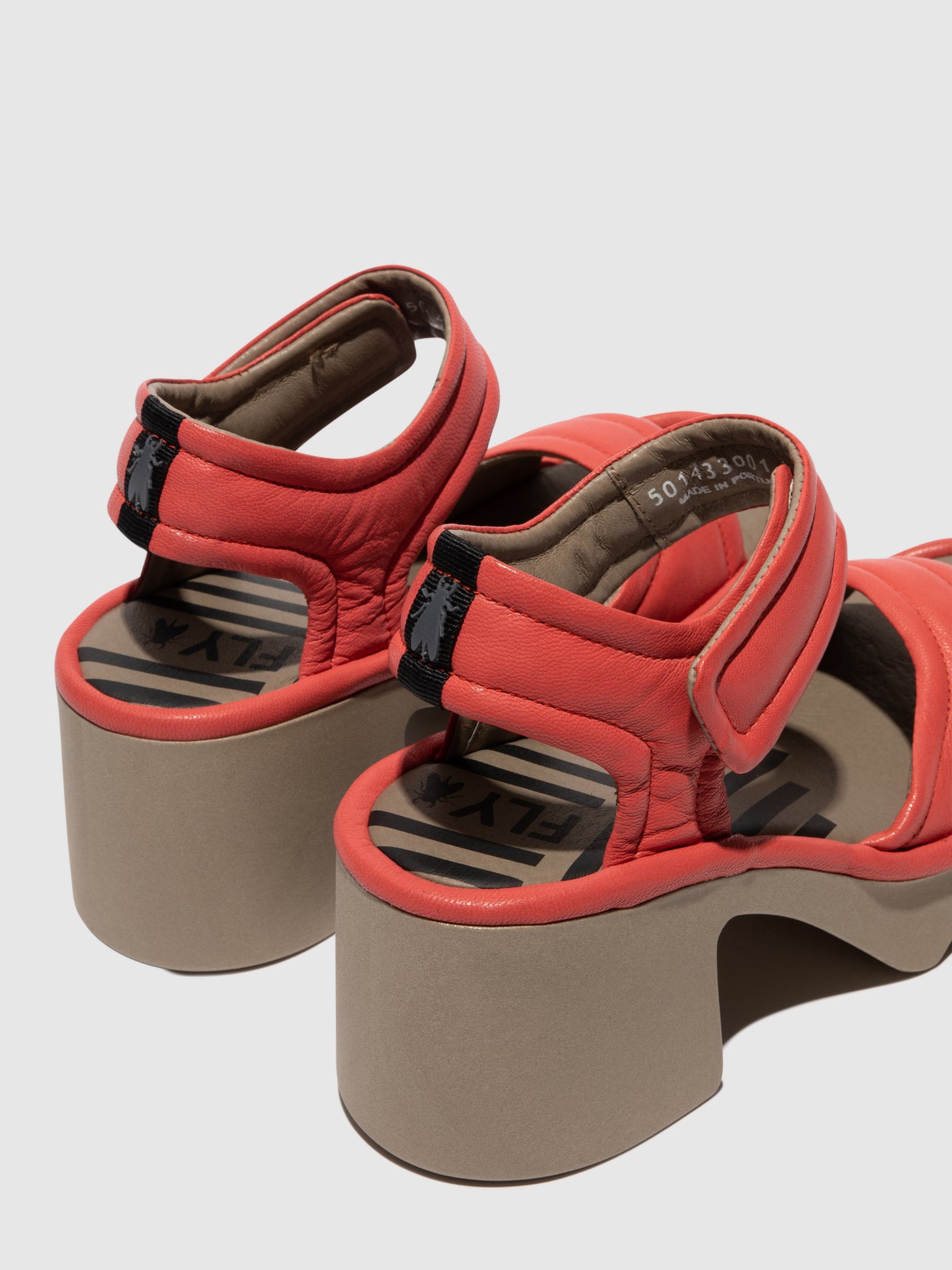 Velcro Sandals MANK433FLY RASPBERRY