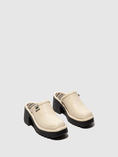 Round Toe Clogs MEPO434FLY OFFWHITE