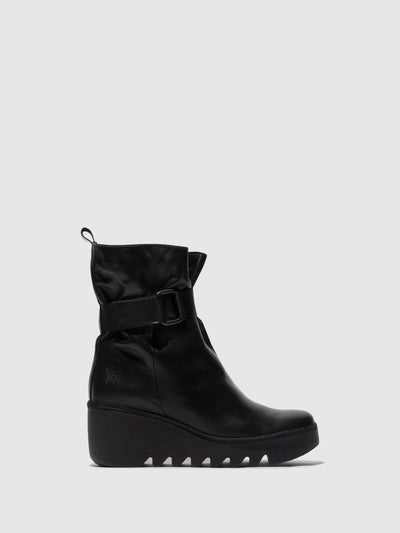 Buckle Ankle Boots BLIT453FLY BLACK