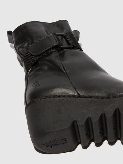 Buckle Ankle Boots BLIT453FLY BLACK