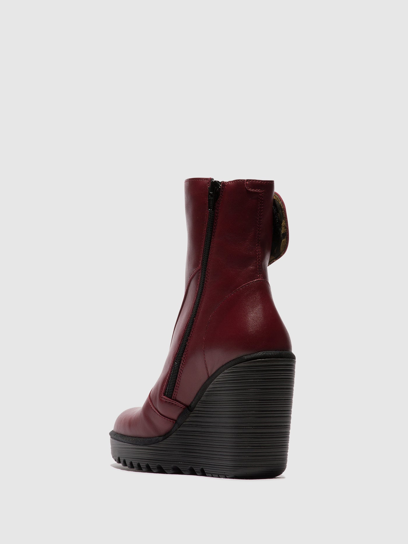 Zip Up Ankle Boots DALLY463FLY WINE