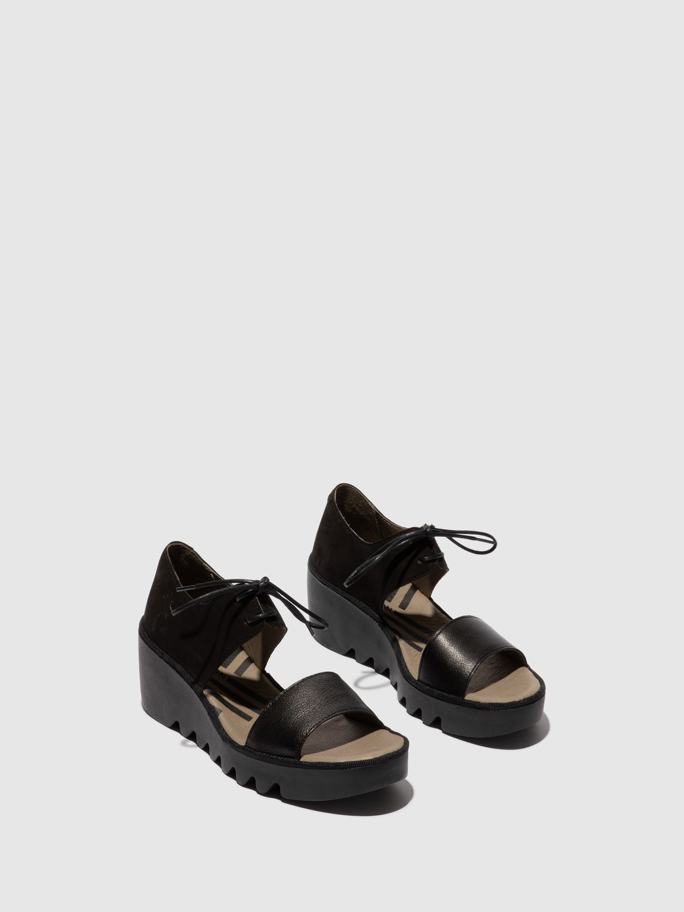 Lace-up Sandals BILU465FLY BLACK/BLACK