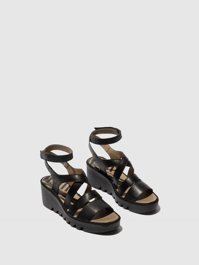 Strappy Sandals BAFY485FLY MOUSSE BLACK