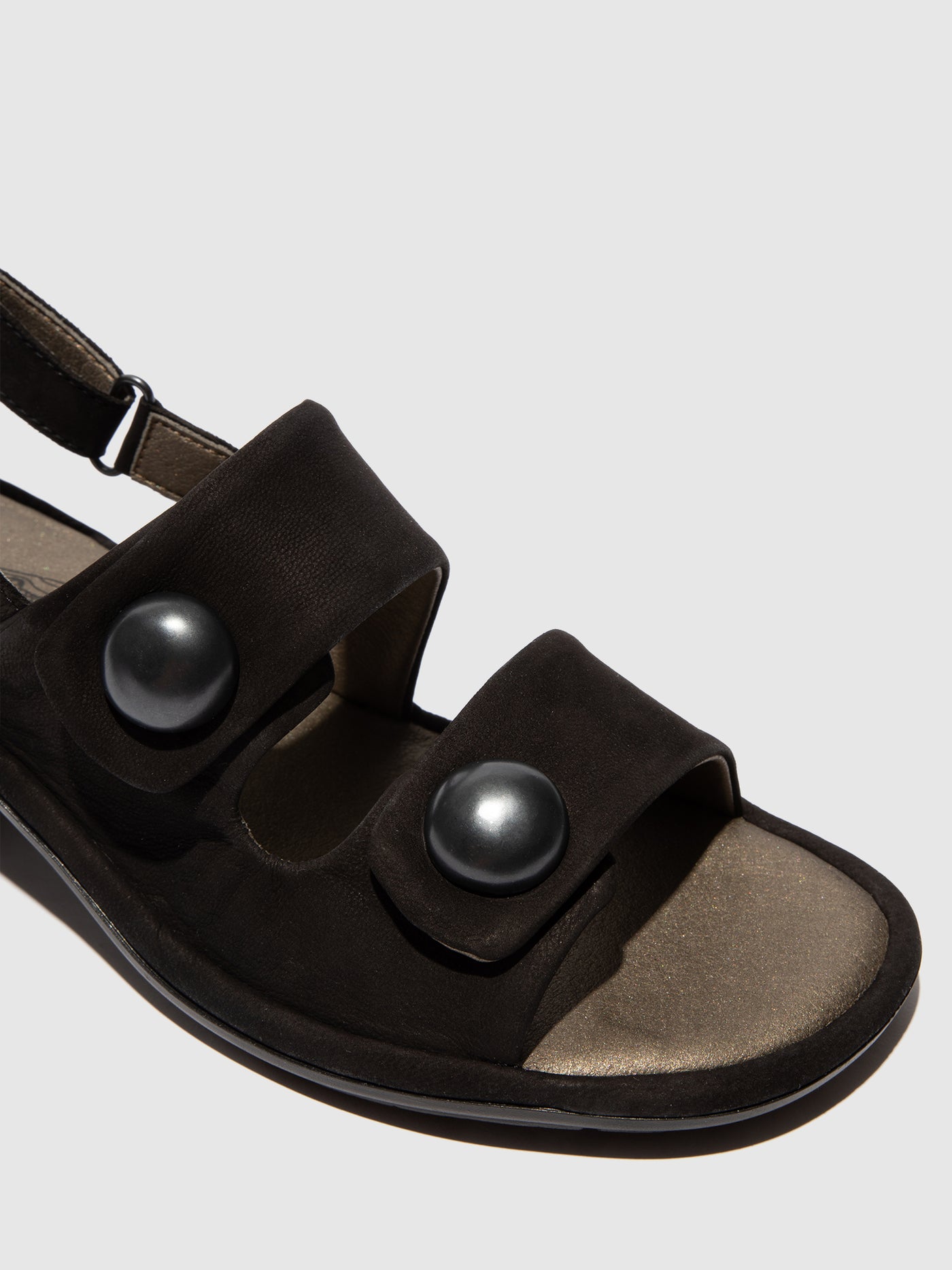 Sling-Back Sandals EBLA489FLY BLACK
