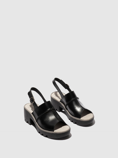 Sling-Back Sandals TUPI495FLY BLACK