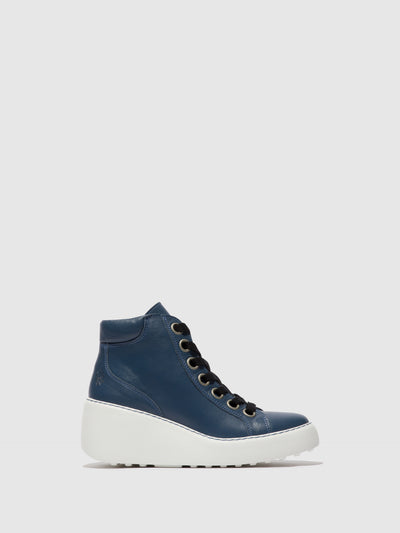 Lace-up Ankle Boots DICE468FLY DENIM (OFFWHITE SOLE)