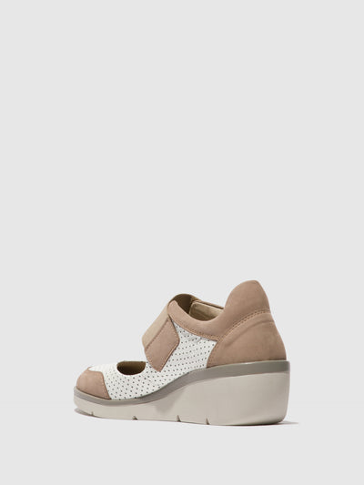 Velcro Shoes NAJE583FLY CONCRETE/OFFWHITE