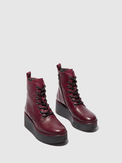 Lace-up Ankle Boots HEPE239FLY VERONA WINE