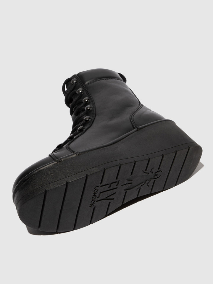 Lace-up Ankle Boots HAND247FLY BLACK – Fly London EU