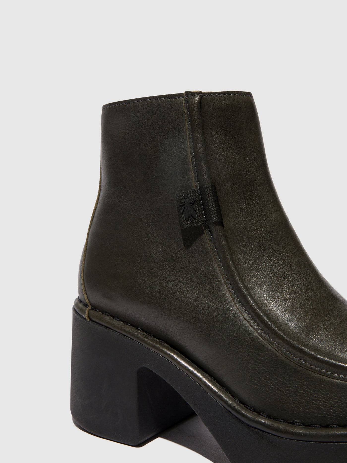 Zip Up Ankle Boots MITE249FLY DK. GREEN